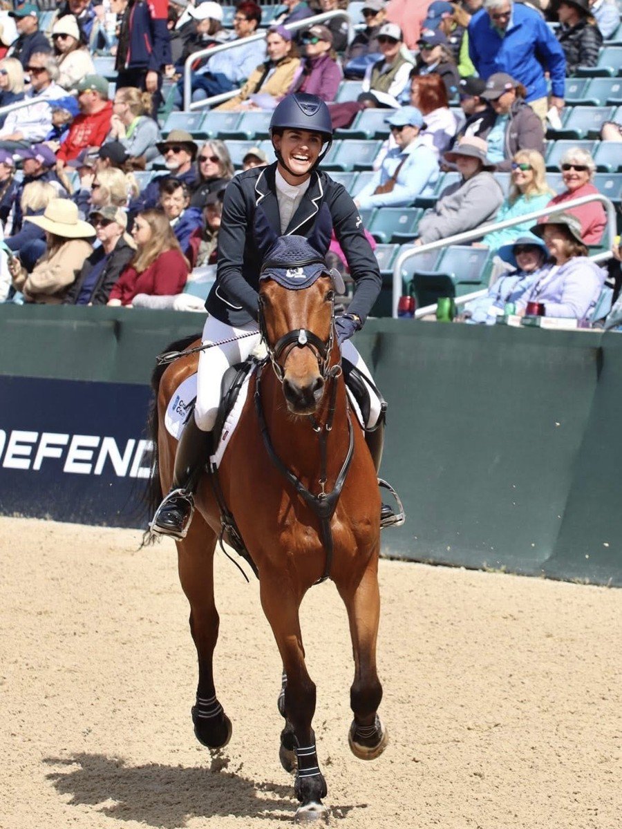 Hayley Frielick on Sportsfield Johnny Logan at Kentucky CCI4★